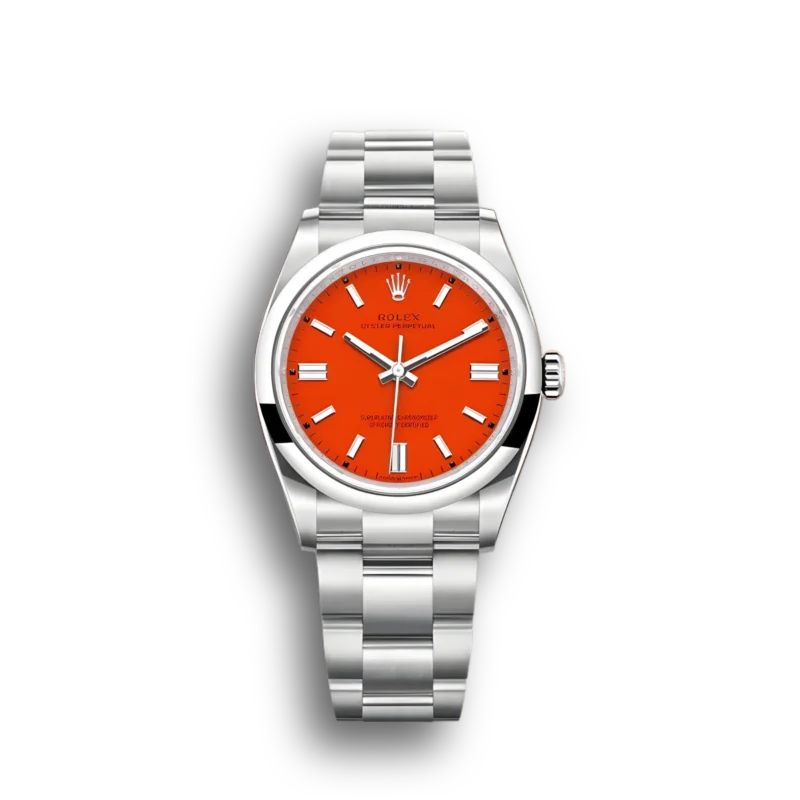 Rolex Oyster Perpetual 36mm Coral Red