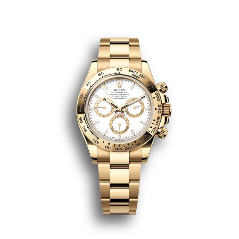 Super Clone Rolex Daytona Yellow Gold White Dial m126508-0001