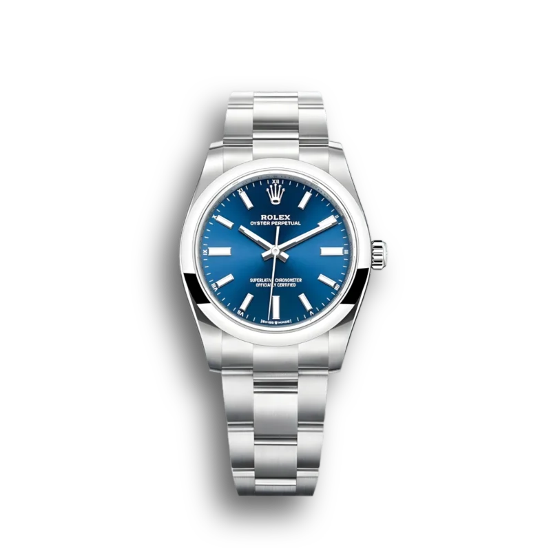 Rolex Oyster Perpetual 34mm Blue